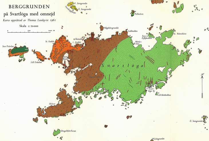 Svartlöga Geologi